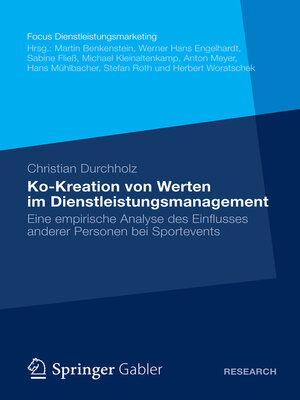 cover image of Ko-Kreation von Werten im Dienstleistungsmanagement